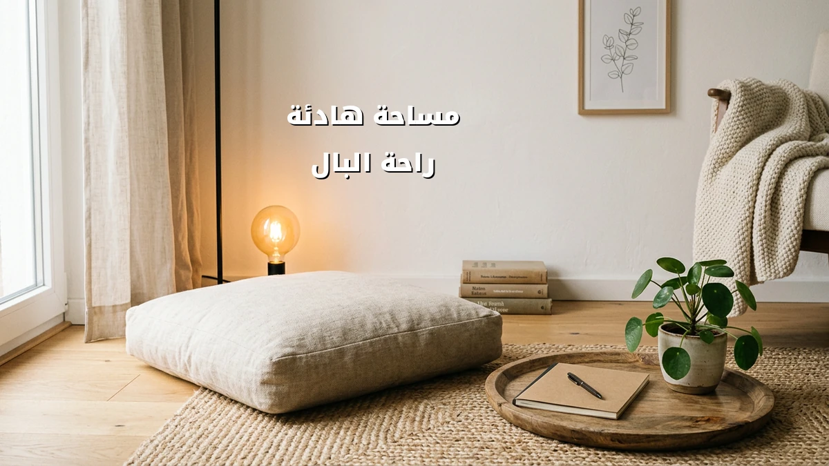 مساحة هادئة للمبتدئين لتقليل القلق