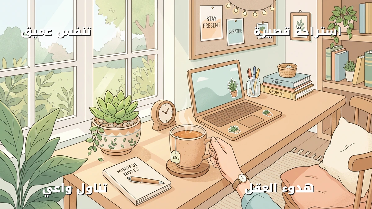 يقظة ذهنية بالعمل لتخفيف الإرهاق الفكري