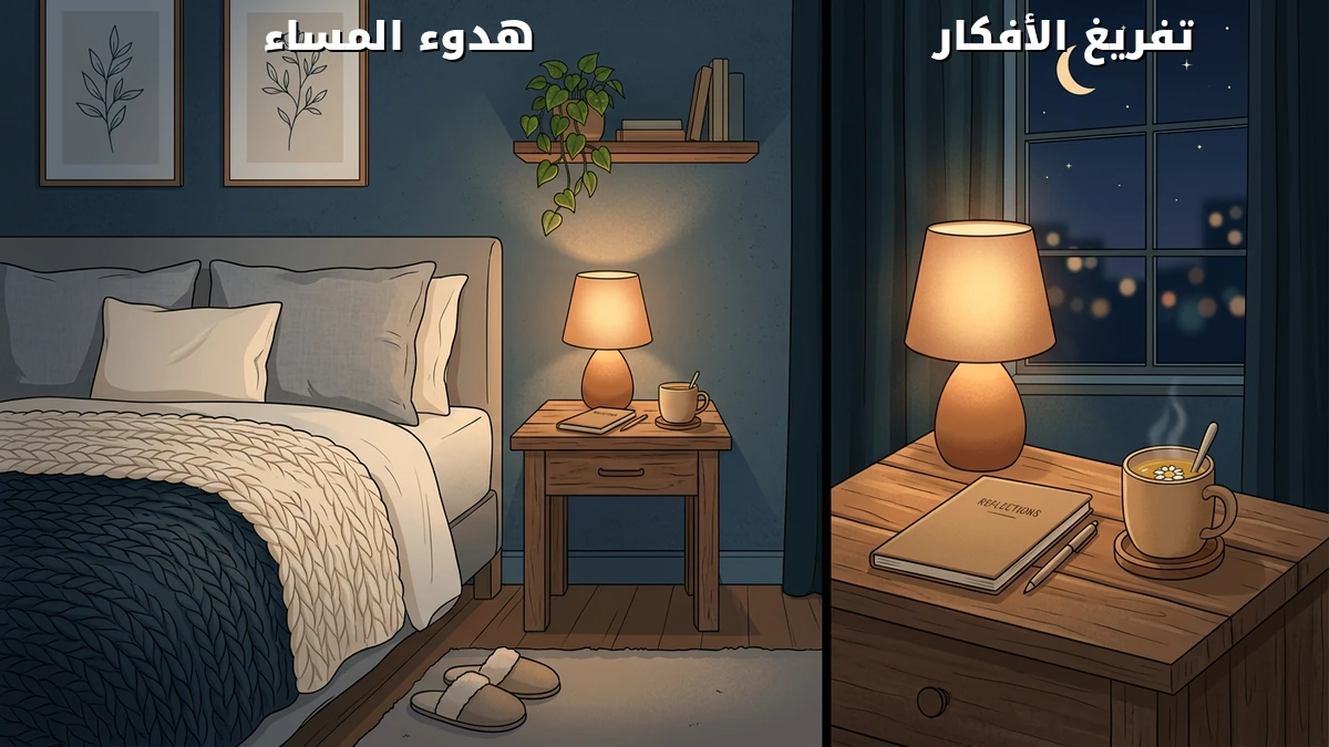 خطوات بسيطة لتقليل التفكير قبل النوم وتحقيق الراحة النفسية