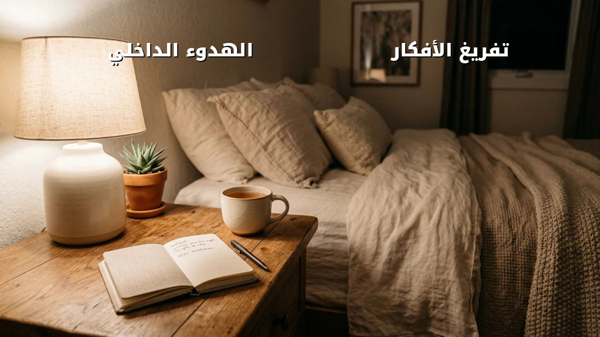 التخلص من التفكير الزائد ليلا لنوم هادئ